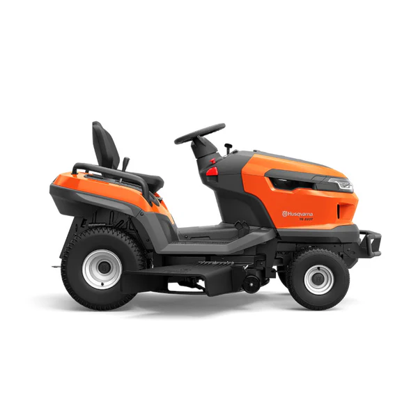 autoportee-ejection-laterale-husqvarna-ts220t-lateral Tracteur de tonte à éjection latérale HUSQVARNA TS 220T – Image 2