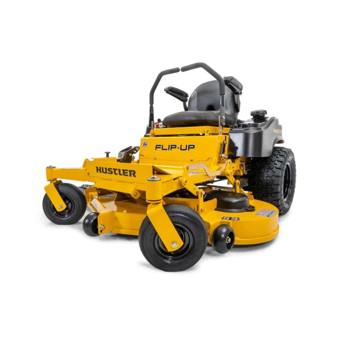 Hustler Flip-Up 23/48 SD tondeuse braquage zéro 23 CV avec relevage électrique QuickFlip™, plateau large 122 cm et transmission Hydro-Gear ZT2800
