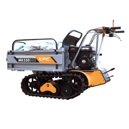 Mini-dumper KPC MK550-RGE thermique 550 kg avec benne hydraulique et chenilles flottantes