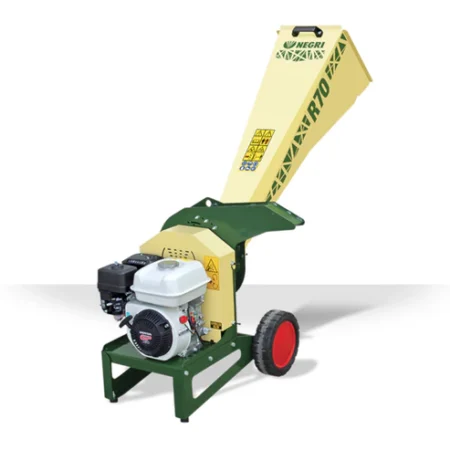 Broyeur thermique NEGRI R70 BHHP55GP avec moteur HONDA GP160 et système de broyage couteau + 6 marteaux réversibles