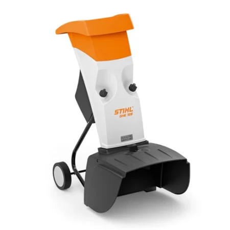 Broyeur de végétaux électrique STIHL GHE 105 avec bac collecteur 45 L pour branches jusqu’à 30 mm