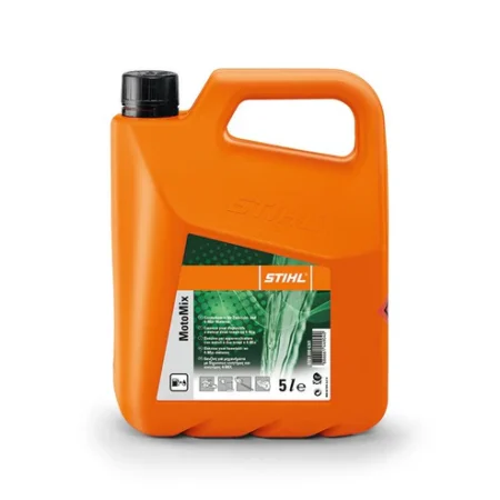 Image du MotoMix STIHL, carburant pré-mélangé 1:50 pour moteurs 2-temps et 4-MIX®, prêt à l’emploi et respectueux de l’environnement