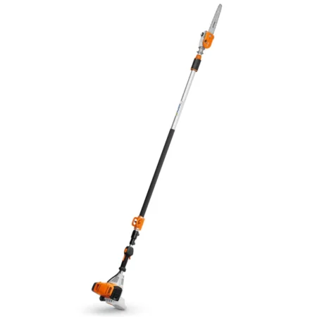 Perche d’élagage thermique STIHL HT 105 avec manche télescopique 390 cm utilisée pour ébranchage et taille d’arbres