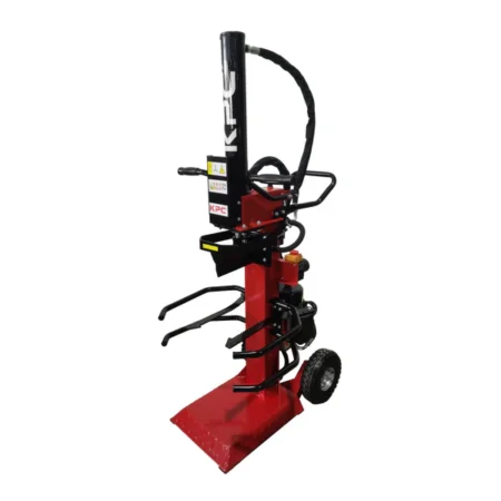 Fendeuse de bûches électrique verticale 12 tonnes KPC SLR 12T-N avec roues gonflables