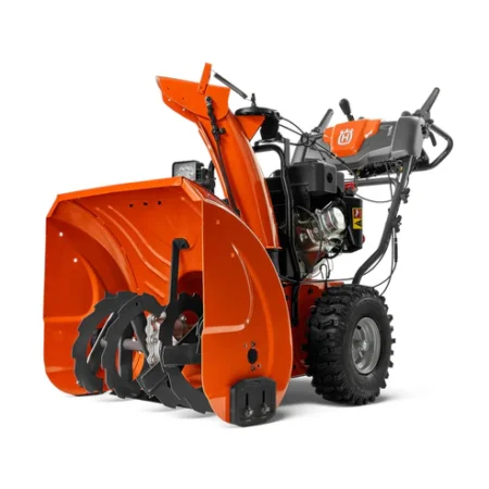 Fraise à neige thermique Husqvarna ST 224 double étage avec phare LED et direction assistée