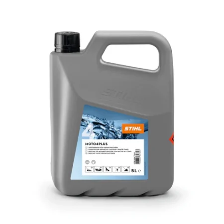 Bidon de carburant 4 temps Marque X, prêt à l'emploi, 5 litres, stockage longue durée pour moteurs 4 temps