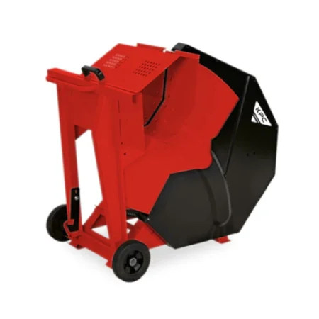 Scie circulaire à bois KPC LS 700T-N avec lame 700 mm, roues de transport et poignée avant, prête à couper des bûches de chauffage