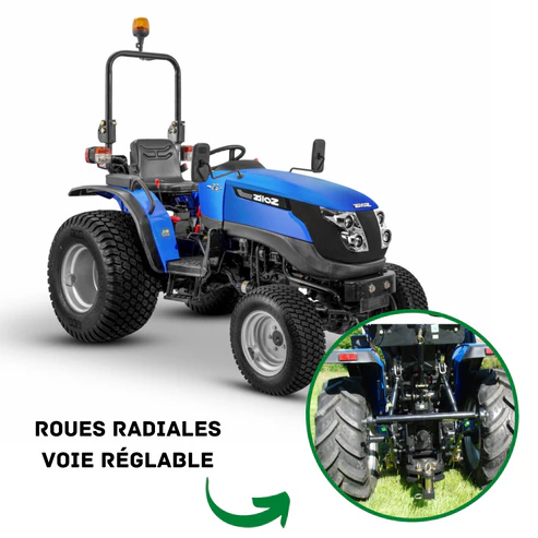 solis-26-roues-reglables Microtracteur SOLIS 26 Mécanique – Image 4