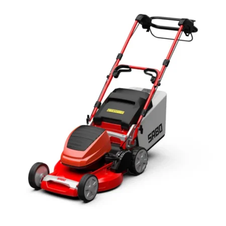 Tondeuse à gazon SABO 47-ACCU VARIO Pack sans fil, carter aluminium 47 cm, batterie 40V 4Ah, ramassage Turbostar™