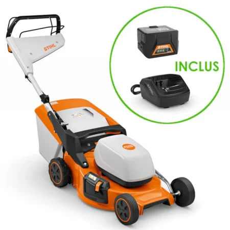 Tondeuse à batterie tractée STIHL RMA 253T Pack avec batterie AK 30 S