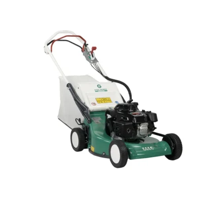 Tondeuse tractée thermique OREC GR 538 DH55, moteur Honda GXV160, largeur 53 cm, bac 80 L, aspiration et réglage hauteur 1,9 à 7,8 cm