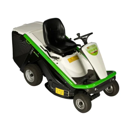 ETESIA Hydro 80 MKHP5, tondeuse autoportée compacte et maniable avec transmission hydrostatique, moteur Kawasaki bicylindre et bac de 240 L