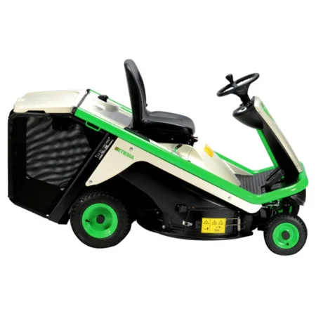 Tondeuse autoportée compacte ETESIA Bahia MKHE3, moteur Kawasaki FS481, bac 240 L, hydrostatique, maniable et performante sur tous types de terrains