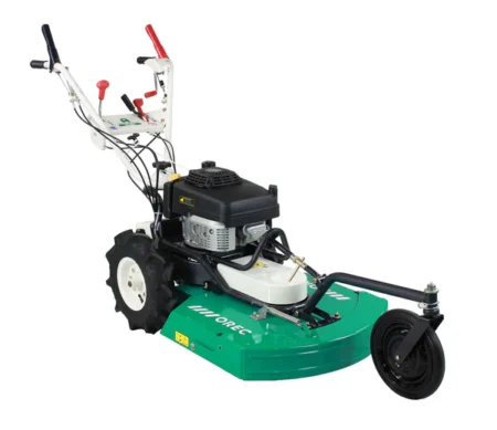 OREC SH 61 H tondeuse débroussailleuse thermique avec moteur KOHLER CV224, guidon réglable et pneus agraires pour terrains complexes et pentus