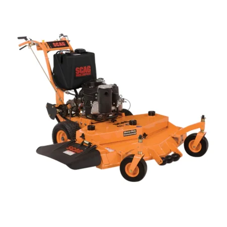 Tondeuse thermique professionnelle SCAG SW36A-14FS, moteur Kawasaki 14,5 CV, largeur 91 cm, 2 lames, transmission 5 vitesses, plateau Advantage