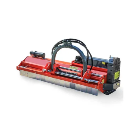 Broyeur à fléaux MATENG GUS avec lames Y et rouleau arrière autonettoyant, conçu pour un entretien rapide et précis des prairies, parcs et accotements.