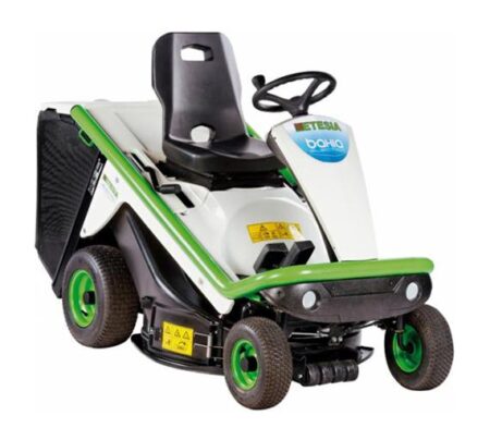 ETESIA Bahia M2EL tondeuse autoportée 100 % électrique avec bac 240 L, plateau 80 cm et transmission silencieuse pour herbes hautes et terrains difficiles