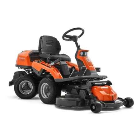 Tondeuse autoportée Husqvarna RT216T AWD, rider compact 4x4, coupe 103 cm, plateau frontal avec éjection arrière ou mulching, moteur Briggs & Stratton 656 cm³