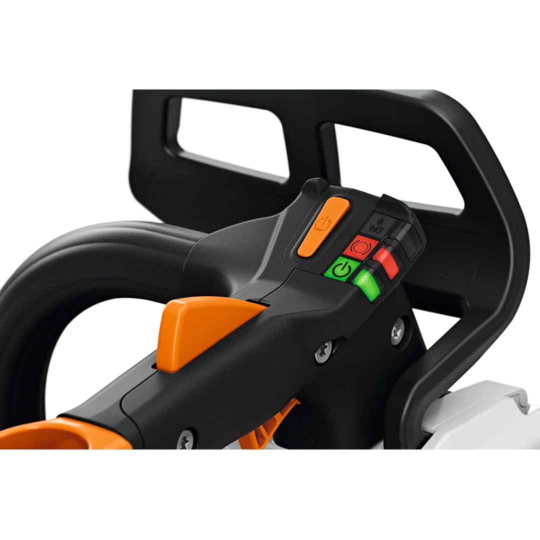 tronconneuse-a-batterie-stihl-msa220t-boutons Tronçonneuse à batterie AP System STIHL MSA 220T – Image 3
