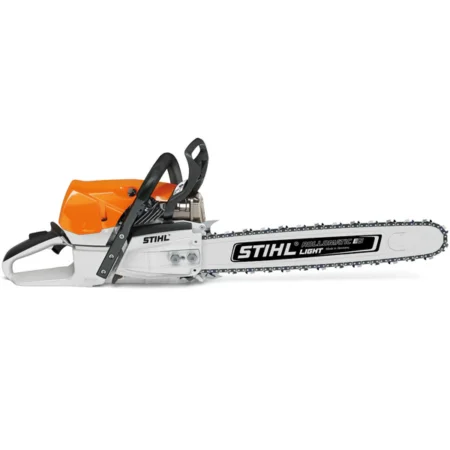 Tronçonneuse thermique STIHL MS 462 C-M avec guide 45–63 cm utilisée pour abattage et ébranchage professionnels