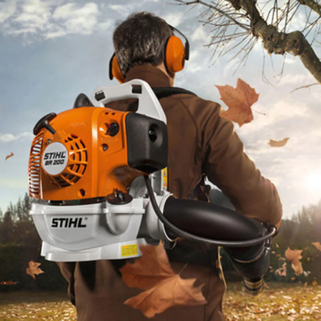 Souffleur à dos thermique STIHL BR 200 performant et léger – Image 3