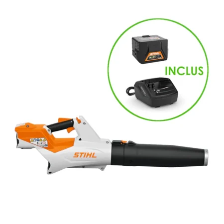 Souffleur à batterie STIHL BGA 60 Pack avec batterie AK 30 et tube ajustable pour nettoyage feuilles et débris