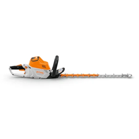 Taille-haie à batterie STIHL HSA 100 – 60 cm AP SYSTEM avec lamier double diamant, poignée rotative et système anti-vibrations, idéal pour haies et arbustes
