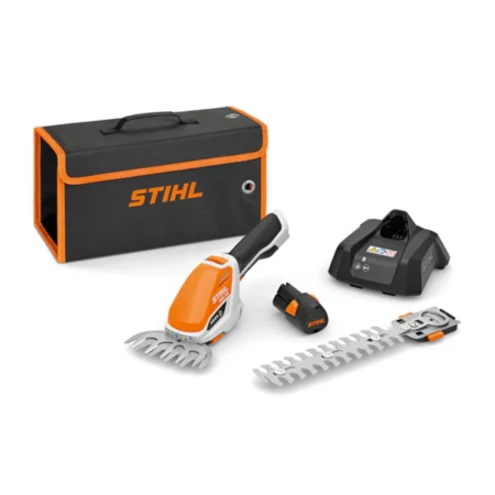 STIHL HSA 26 cisaille à gazon et arbustes 10,8 V avec batterie et accessoires pour jardin