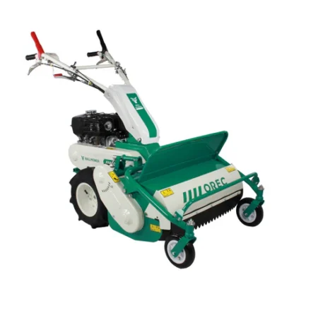Broyeur à fléaux OREC HR 662 avec moteur Honda GX270, largeur de coupe 65 cm, roues à profil agraire pour terrains accidentés