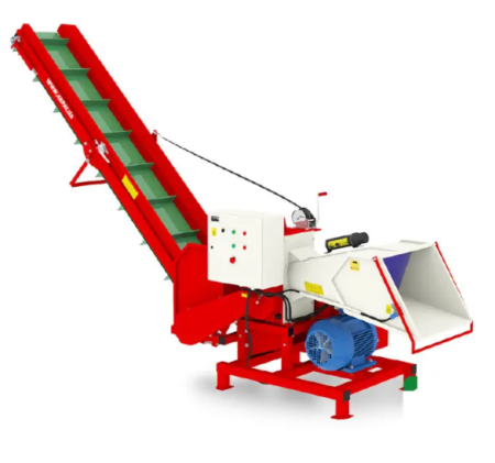 Broyeur de bois électrique AM-160E-K 22 kW pour recyclage du bois