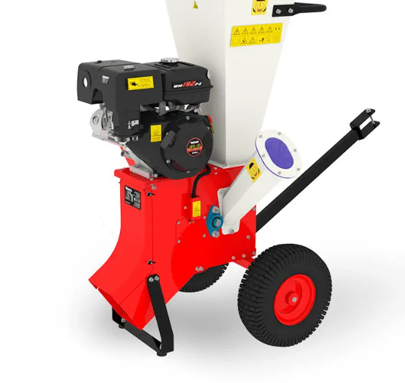 Broyeur de bois MS-80BD disque avec 16 CV moteur WEIMA et deux trémies