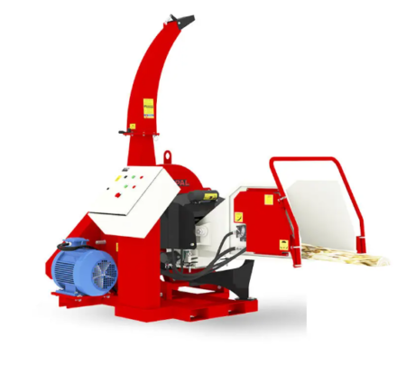 Broyeur de bois MK-170TR-E transformant branches en copeaux pour chauffage et jardin