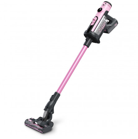 Aspirateur balai Hetty Quick Rose NUMATIC, batterie 25,2V, autonomie 60 minutes, léger 3,17 Kg, maniable et compact