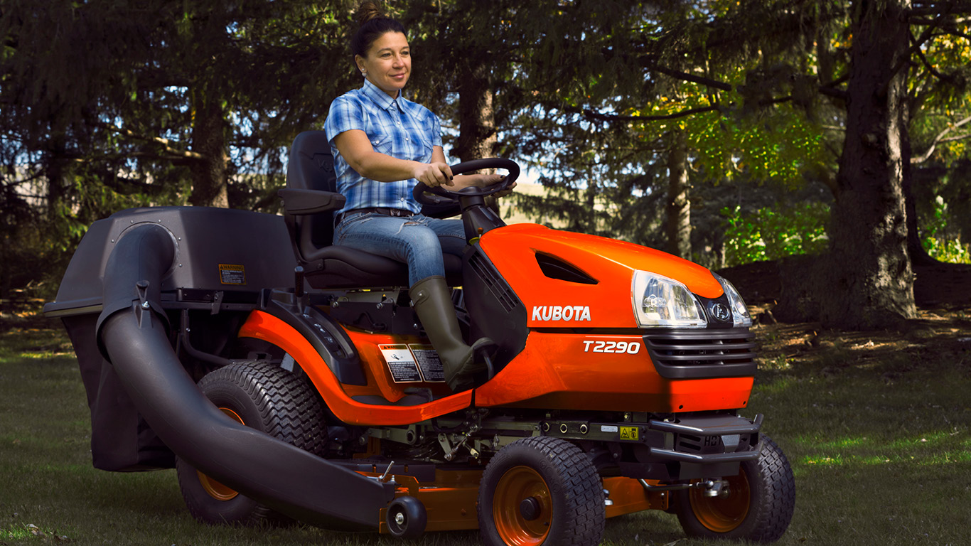 Tracteur tondeuse Kubota T2290KW pour grands jardins – Image 3